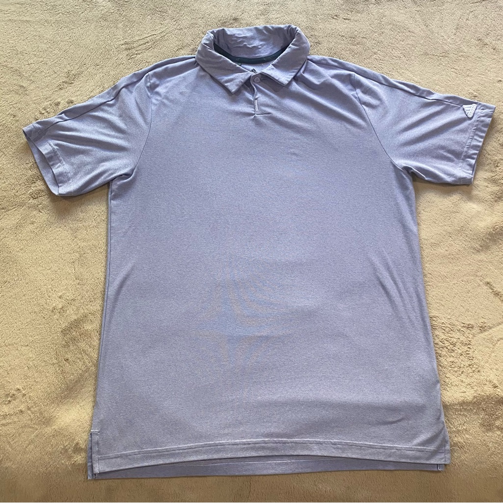 Adidas Primegreen Polo Shirt M Purple Golf Performance Athletic Adidas Primegreen Polo Shirt M Purple Golf Performance Athletic